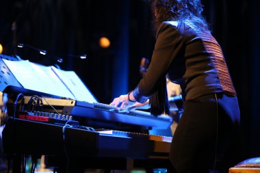 Billy Cobham Band canlı sahne buz Krakov, Polonya