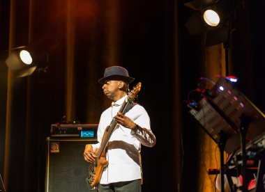 Billy Cobham Band canlı sahne buz Krakov, Polonya