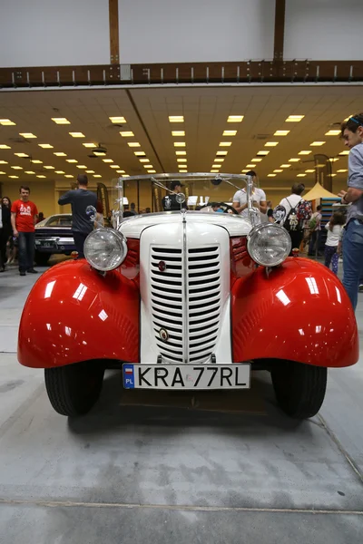 क्राकोव में मोटो शो का तीसरा संस्करण बैंटम 60 कार 1938 में बनी, जिसे मिकी माउस की कार के रूप में जाना जाता है — स्टॉक फ़ोटो, इमेज