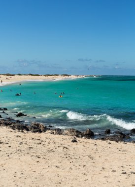 Corralejo kumsalda Fuerteventura, Kanarya Adaları