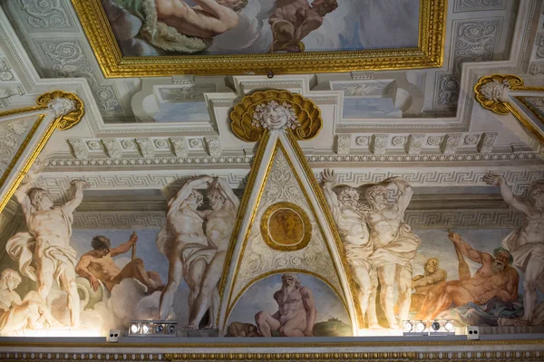 Kunst schilderij van plafond in Villa Borghese, Rome, Italië — Stockfoto