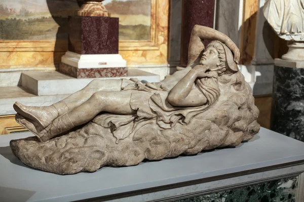 Marmeren beeldhouwwerk in Galleria Borghese, Rome, Italië — Stockfoto