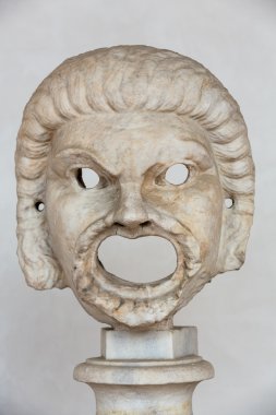 Diocletianus (Thermae Diocletiani) Roma hamamları mermer-kafa scuplture. 
