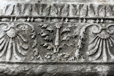 Kısma Roma'da Diocletian hamamları eski lahit üzerinde.