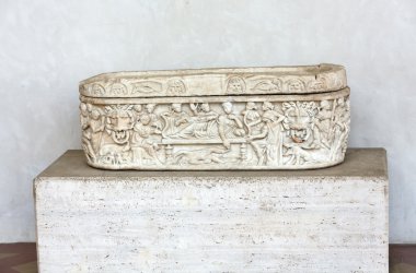  Antik Roma'da Diocletian hamamları lahite