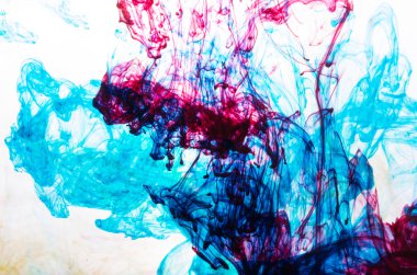 Akrilik renkler ve suda mürekkep