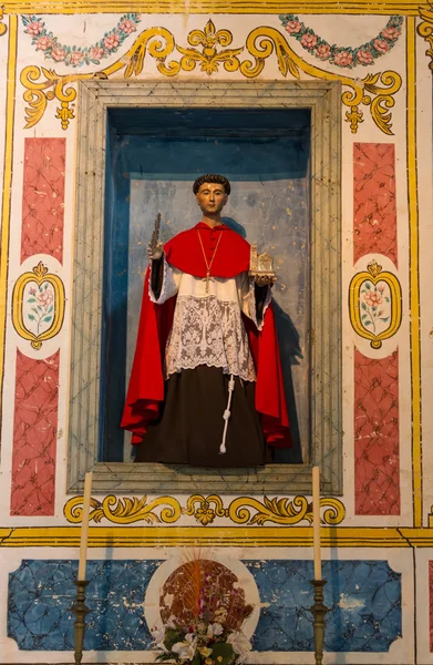 Domkyrkan kyrkan Saint Mary i Betancuria i Fuerteventura, — Stockfoto