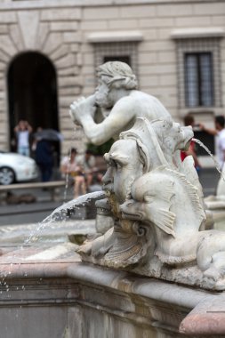 Fontana del Moro (Moor Fountain) Piazza Navona 'da. Roma