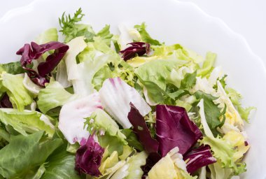  yeşil ve kırmızı yaprak marul