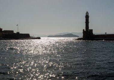 chania, Yunanistan, Girit Adası Venedik deniz feneri
