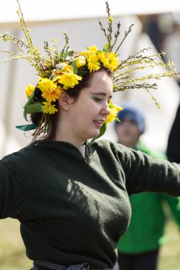  Kimliği belirsiz Rekawka - Lehçe geleneği, katılımcıların Krakow Paskalya sonra Salı günü kutladı. Şu anda Festivali tarihi imar karakteri vardır