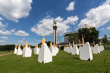  İlahi rahmet Lagiewniki kutsal, mutabakatı dilimleri. WYD katılımcılar için 50'den fazla ek confessionals itiraf etmek mümkün olacak. Cracow. Polonya