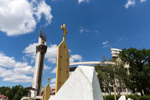 Zona de Reconciliación en el Santuario de la Divina Misericordia en Lagiewniki . —  Fotos de Stock