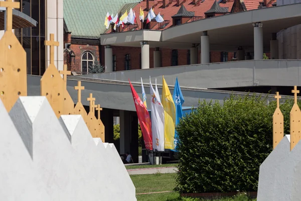 Zones van verzoening bij het heiligdom van goddelijke genade in Lagiewniki — Stockfoto