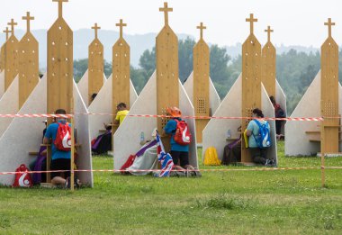 Hacılar bölge uzlaşma, İlahi rahmet Lagiewniki Kutsal içinde. WYD katılımcılar için 50'den fazla confessionals itiraf etmek mümkün olacak. Cracow Polonya