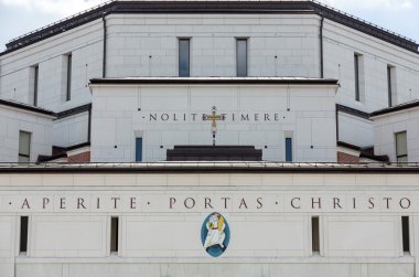  Papa John Paul II Merkezi. Cracow, Lagiewniki, Polonya