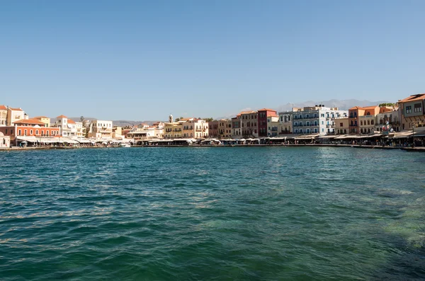 Antiguo puerto veneciano en Chania. Creta, Grecia —  Fotos de Stock