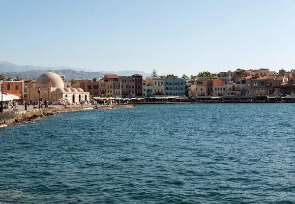 Antiguo puerto veneciano en Chania. Creta, Grecia —  Fotos de Stock