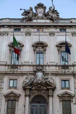 Piazza del Quirinale, Roma, İtalya, İtalyan Cumhuriyeti (Palazzo della Consulta) Anayasa Mahkemesi