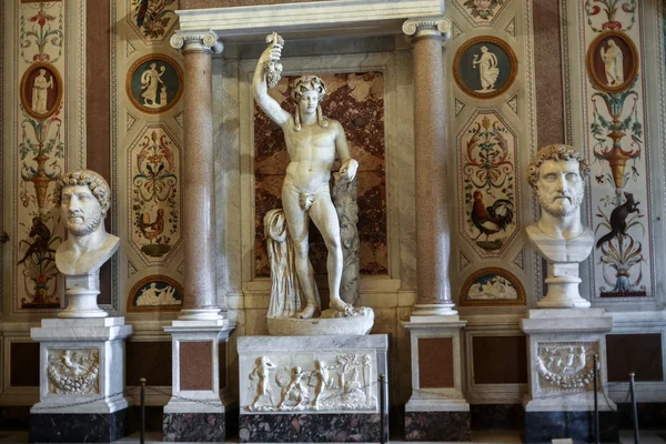 Mramorová socha v Galleria Borghese, Řím, Itálie — Stock fotografie