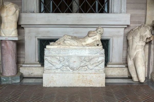 Márvány szobor, a Galleria Borghese, Róma, Olaszország — Stock Fotó