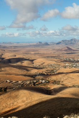 Yarın Velosa Pointview - muhteşem manzara adanın kuzey-Merkez bölgesinin benzersiz manzarası. Fuerteventura, Kanarya Adaları, İspanya