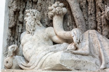Dört çeşme bir gruptur dört geç Rönesans çeşmeler Roma, İtalya.