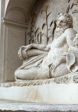 Dört çeşme bir gruptur dört geç Rönesans çeşmeler Roma, İtalya.