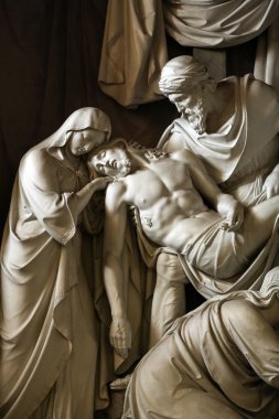 Aziz Vincent ve Trevi, Anastasius / Santi Vincenzo e Anastasio bir Trevi / - Barok kilise Roma. İtalya