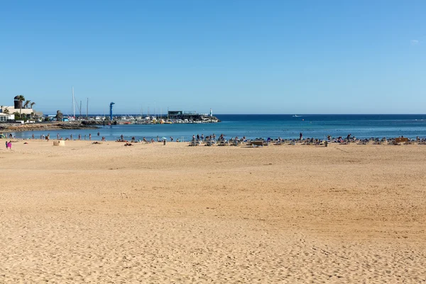 Plaża w Caleta de Fuste, Fuerteventura — Zdjęcie stockowe