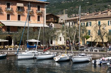 Bir Torri del Benaco. Garda Gölü. İtalya