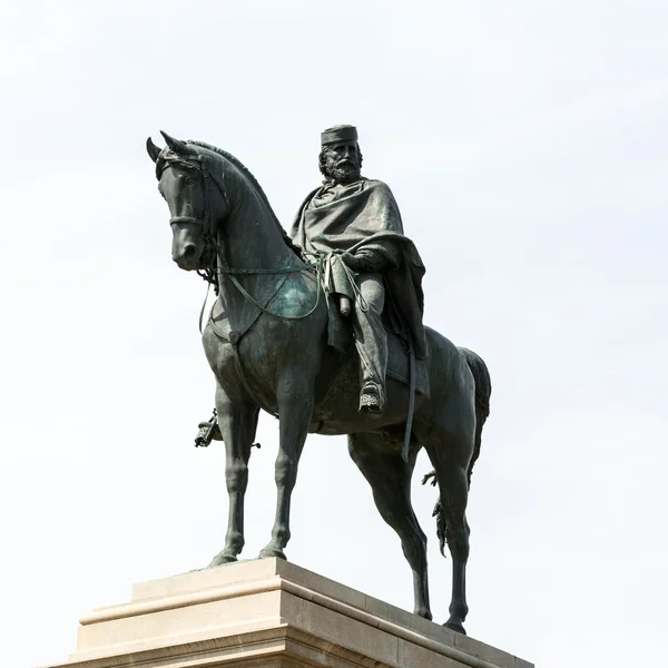 Garibaldi Monument on Janiculum Hill in Rome, Italy — Stock Photo, Image