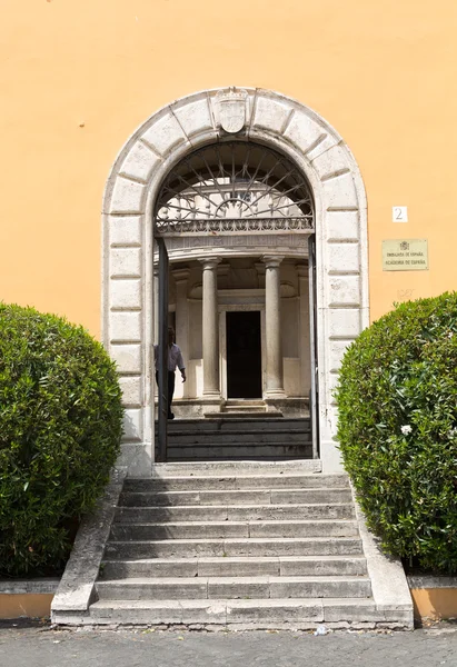 Palazzo Montorio on Janiculum Hill, residence of the Ambassadors of Spain. Rome, Italy — Stock Photo, Image