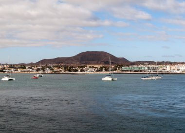  Corralejo, Fuerteventura kuzey ucunda yer alan bir şehir. Kanarya Adası Fuerteventura, il Las Palmas,