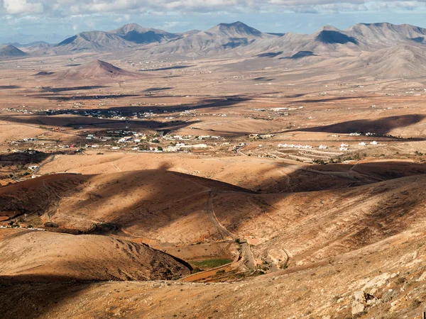 Morro velosa pointview - einzigartige Ausblicke über die herrliche Landschaft der Nord-Zentralregion der Insel. fuerteventura — Stockfoto
