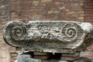 Diocletian hamamları Roma kalıntıları Antik Roma sütun