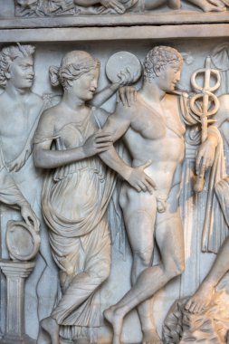 Kısma Roma'da Diocletian hamamları eski lahit üzerinde