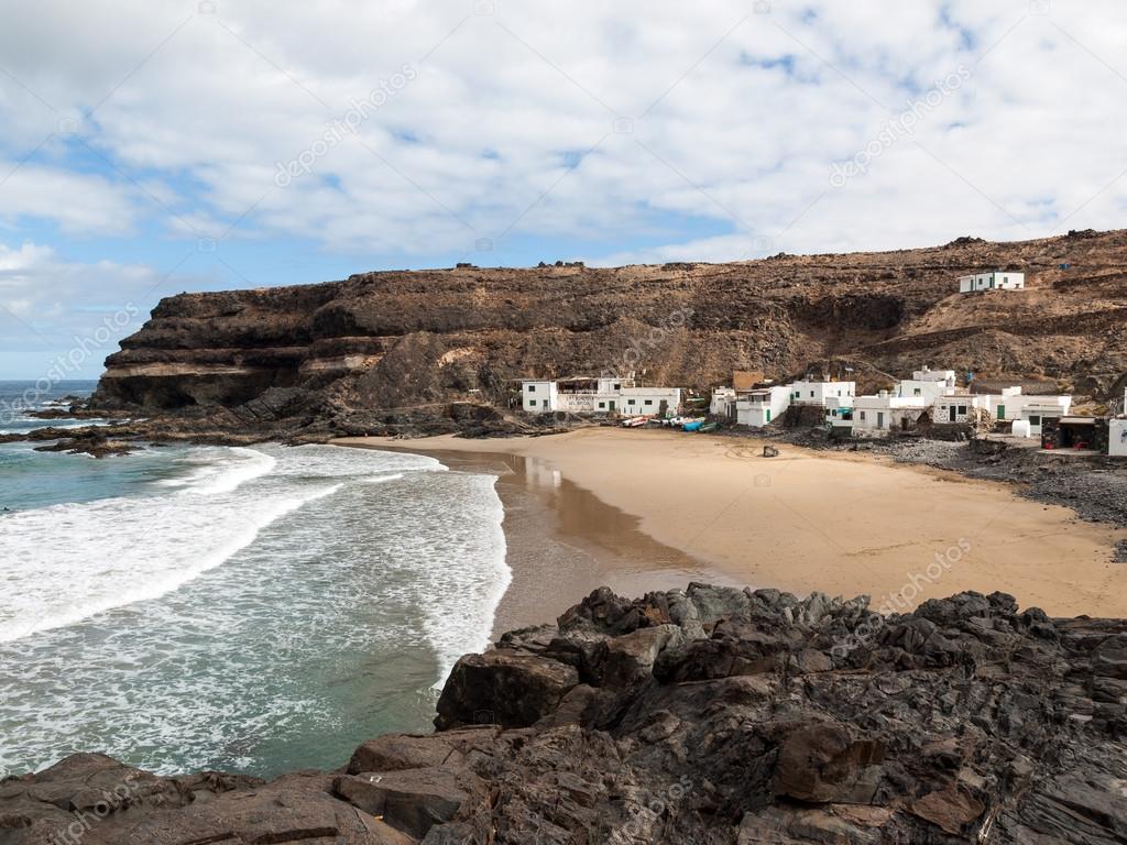 Puertito de los Molinos is a small village on Fuerteventura almost built on the beach