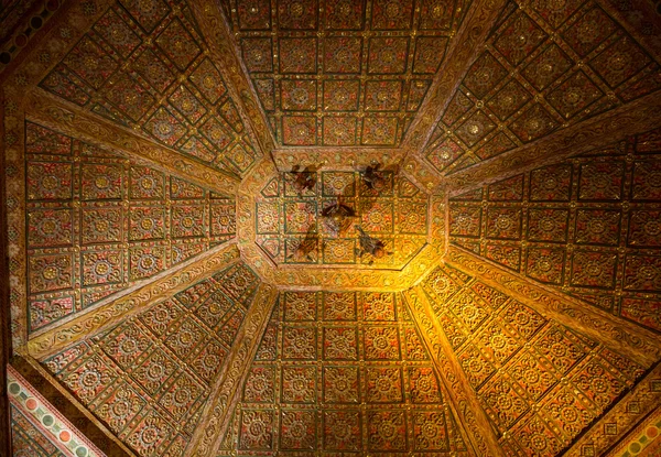 Il soffitto nella Cattedrale Chiesa di Santa Maria di Betancuria a Fuerteventura, Isole Canarie, Spagna — Foto Stock