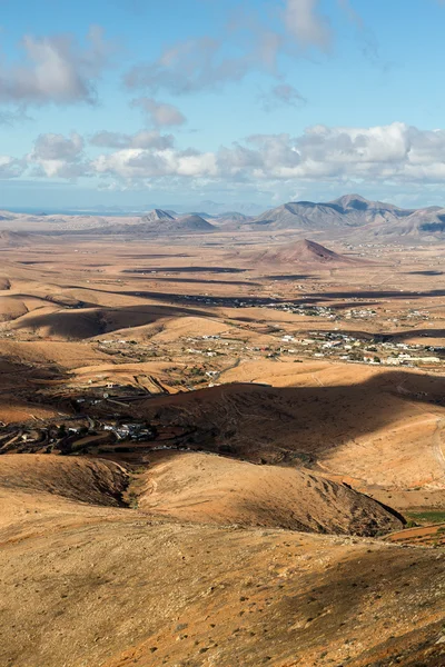 Yarın Velosa Pointview - muhteşem manzara adanın kuzey-Merkez bölgesinin benzersiz manzarası. Fuerteventura, Kanarya Adaları, İspanya — Stok fotoğraf