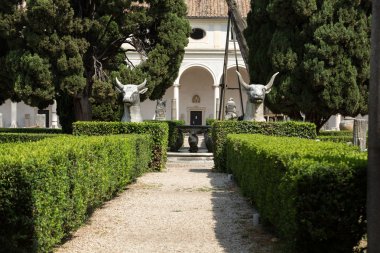 Diocletianus (Thermae Diocletiani) Roma hamamları. İtalya
