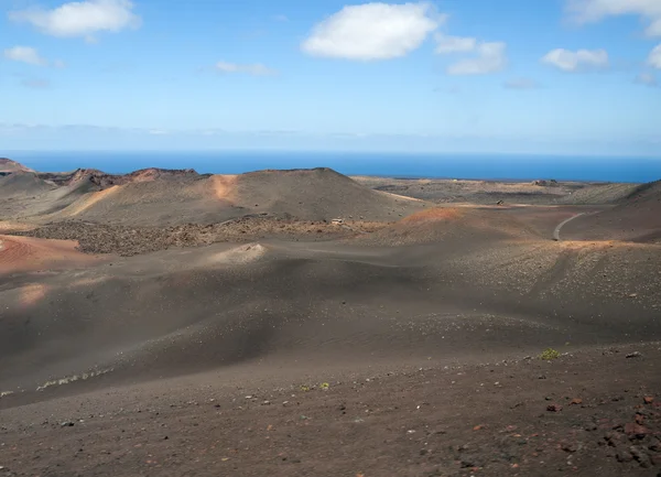 Timanfaya National Park in Lanzarote, Canary Islands, Spain — Stock Photo, Image