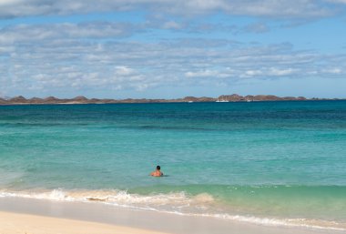 Corralejo Beach Fuerteventura, Kanarya Adaları, İspanya