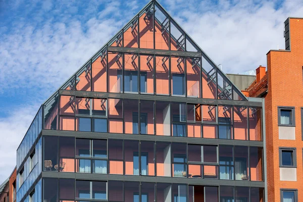 Gdansk Poland Sept 2020 Modern Architecture Granaries Island Old Town — Stock Photo, Image