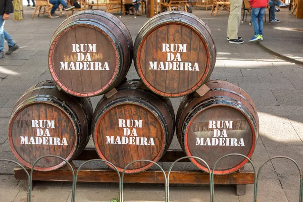 Funchal Madeira Portugal April 2018 Bar Festival Rum City Centre — Stock Photo, Image