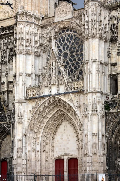 Die Kathedrale Von Troyes Ist Den Heiligen Petrus Und Paulus — Stockfoto