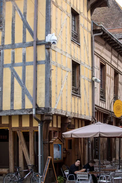 Troyes Frankreich August 2018 Blick Auf Die Altstadt Von Troyes — Stockfoto