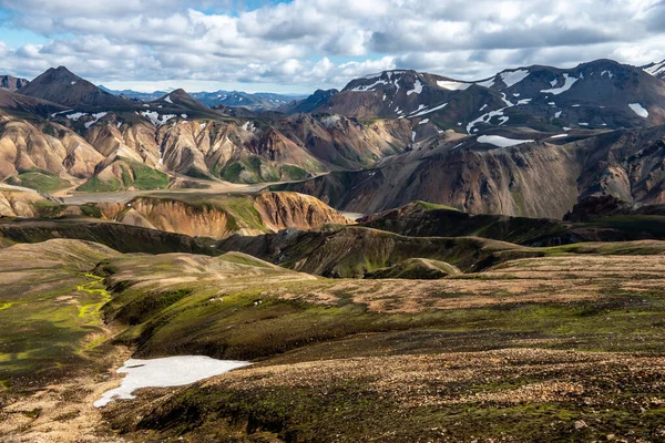 Montañas Volcánicas Landmannalaugar Reserva Natural Fjallabak Islandia —  Fotos de Stock