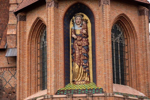 Schloss Marienburg Ehemals Marienburg Sitz Des Großmeisters Der Deutschen Ritter — Stockfoto