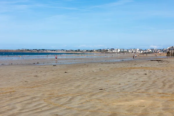 Malo France Septembre 2018 Plage Principale Célèbre Station Balnéaire Saint — Photo